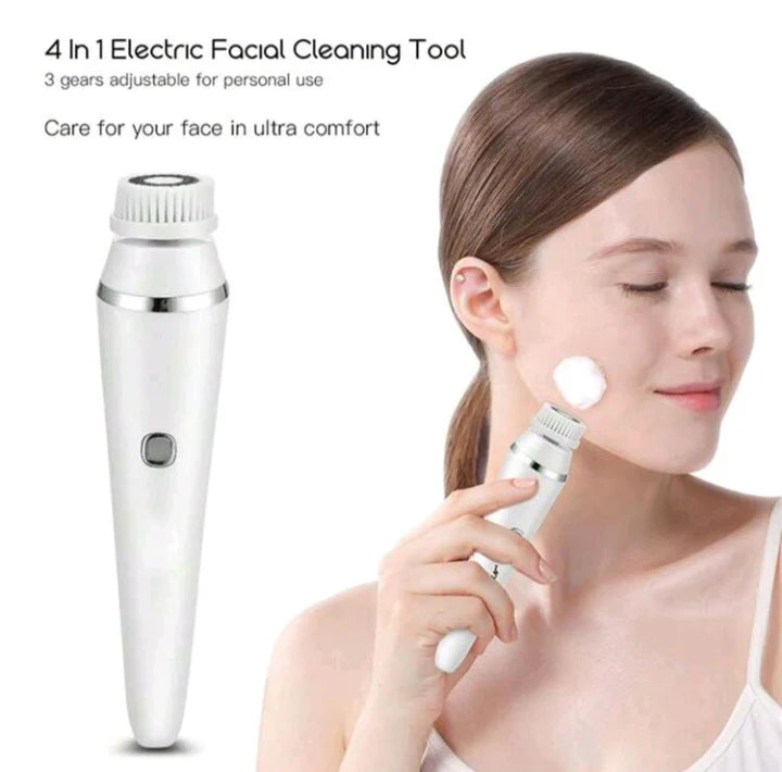 4 In 1 Rechargeable Handheld Facial Cleansing Brush